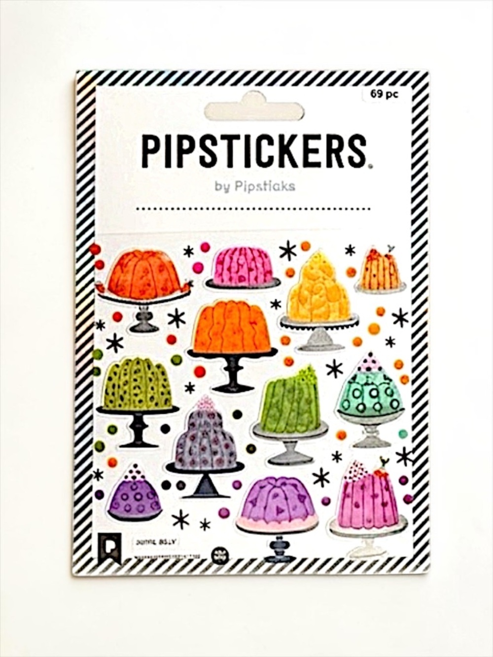 Pipsticks Jelly Dessert Stickers NWT – Colorful Kawaii Sticker Sheet